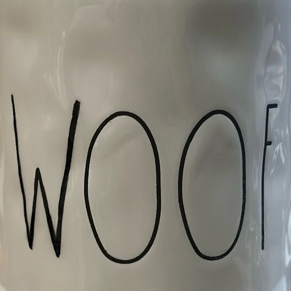 🐾🖤 MAGENTA “Woof” Canister for 🦮 Furry Baby 🐕‍🦺 Treats 🖤🐾